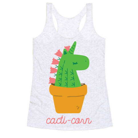 Cacti-corn Racerback Tank Top