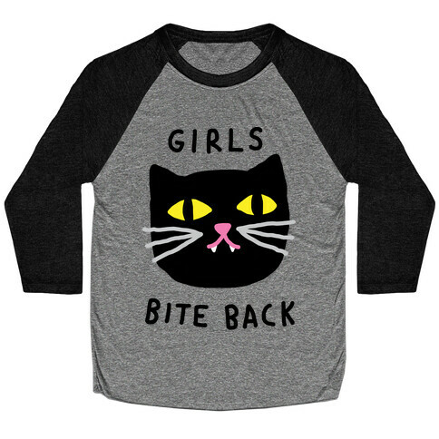 Girls Bite Back Baseball Tee