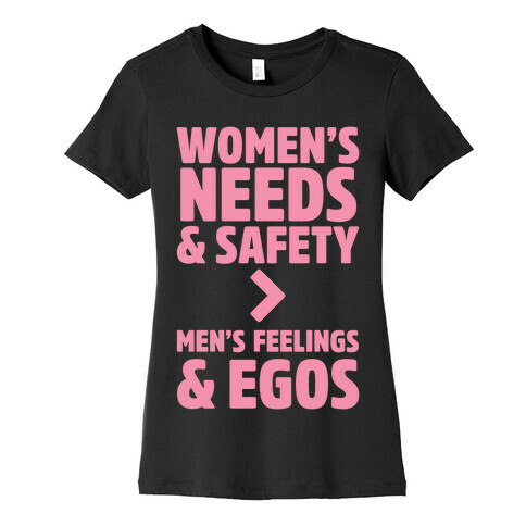 Women's Needs and Safety Womens T-Shirt