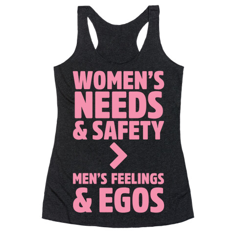 Women's Needs and Safety Racerback Tank Top