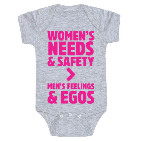 Women's Needs and Safety Baby One-Piece