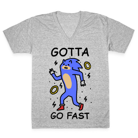 Gotta Go Fast V-Neck Tee Shirt