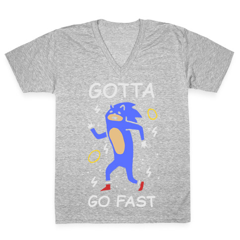 Gotta Go Fast V-Neck Tee Shirt