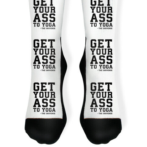 Get Your Ass To Yoga Socks