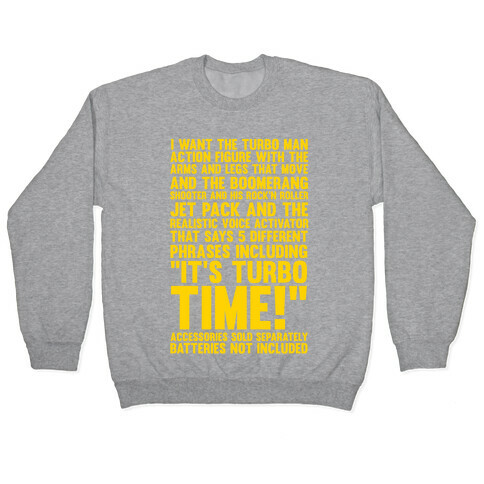 Turbo Time Pullover