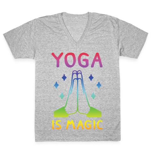 Yoga Is Magic V-Neck Tee Shirt