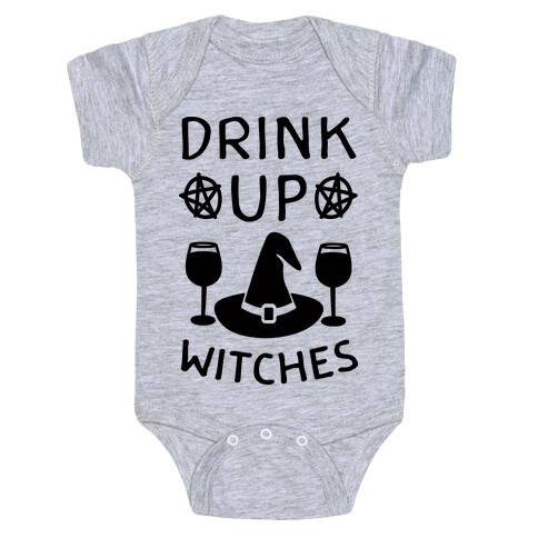 Drink Up Witches Baby One-Piece