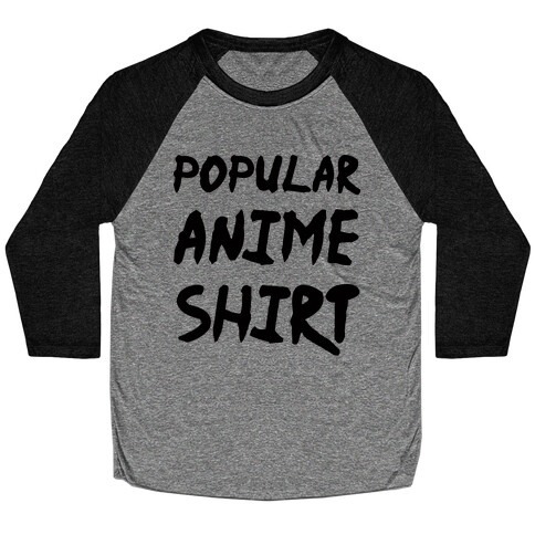 Popular Anime Shirt Baseball Tee
