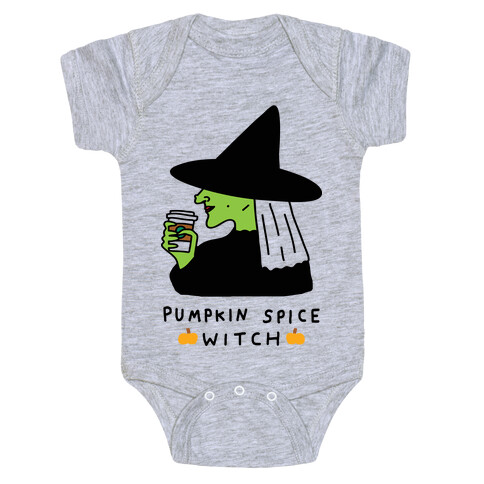 Pumpkin Spice Witch Baby One-Piece