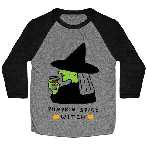 Pumpkin Spice Witch Baseball Tee
