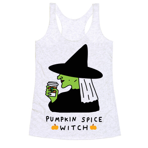 Pumpkin Spice Witch Racerback Tank Top