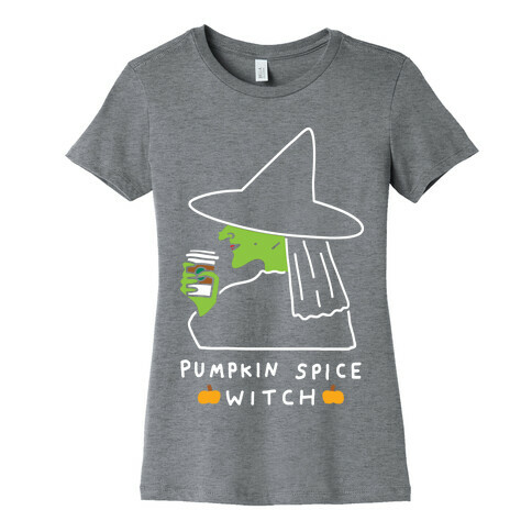 Pumpkin Spice Witch Womens T-Shirt