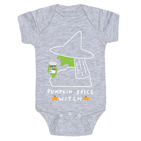 Pumpkin Spice Witch Baby One-Piece