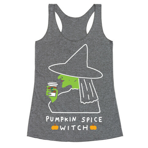 Pumpkin Spice Witch Racerback Tank Top