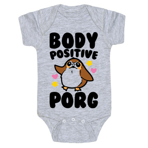 Body Positive Porg Parody Baby One-Piece