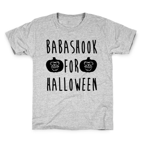 Babashook For Halloween Parody White Print Kids T-Shirt