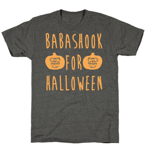 Babashook For Halloween Parody White Print T-Shirt