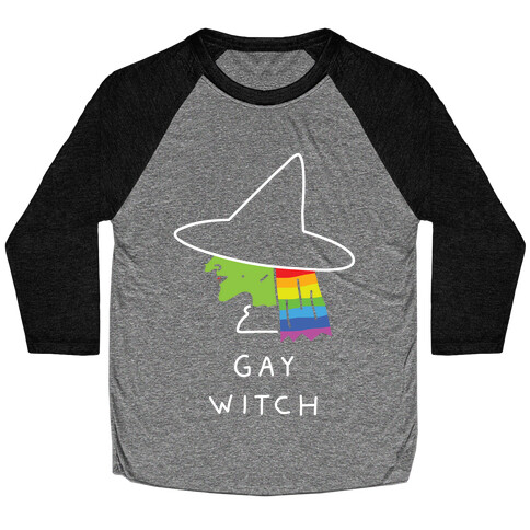 Gay Witch Baseball Tee