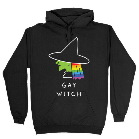 Gay Witch Hooded Sweatshirt