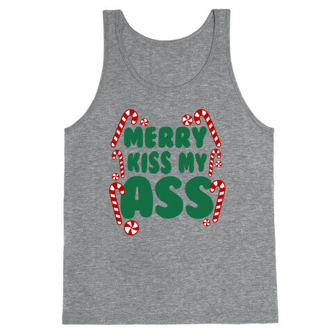 Merry Kiss My Ass Tank Top