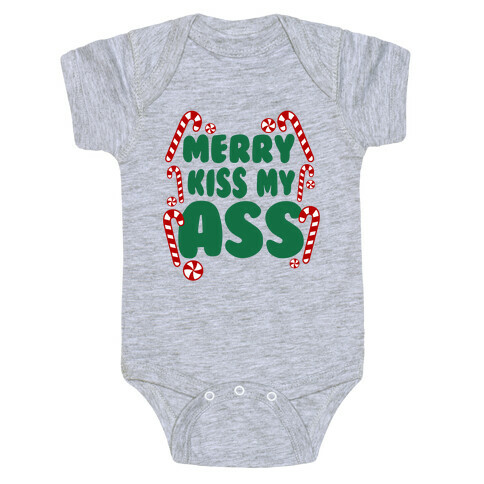 Merry Kiss My Ass Baby One-Piece