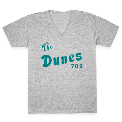 The Dunes Vintage V-Neck Tee Shirt