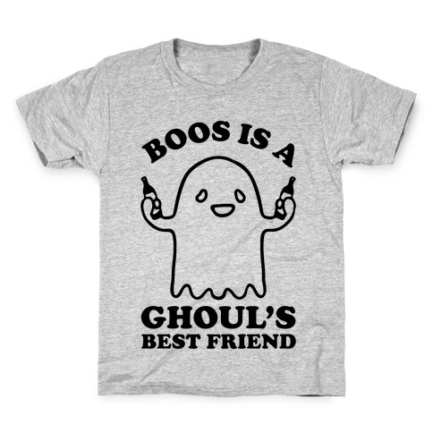 Boos Is A Ghoul's Best Friend Kids T-Shirt
