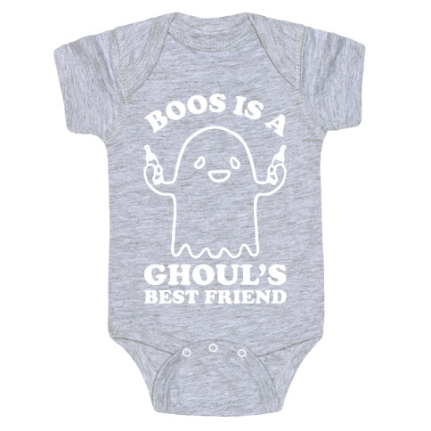 Boos Is A Ghoul's Best Friend Baby One-Piece