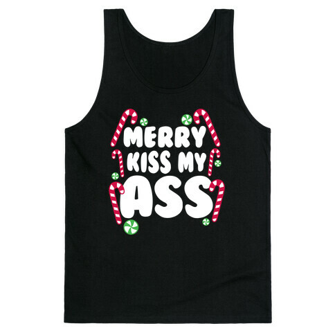 Merry Kiss My Ass Tank Top