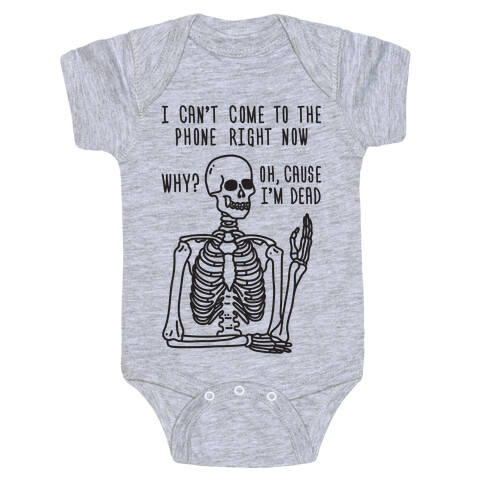 Look What You Made Me Do Skeleton Parody Baby One-Piece