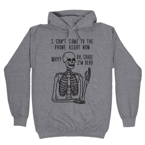 Look What You Made Me Do Skeleton Parody Hooded Sweatshirt