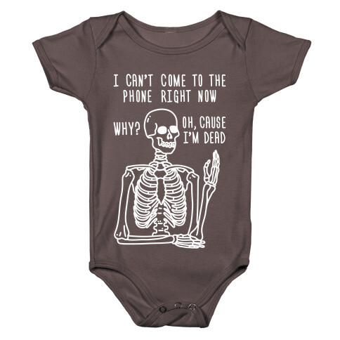 Look What You Made Me Do Skeleton Parody Baby One-Piece