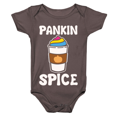 Pankin Spice Parody White Print Baby One-Piece