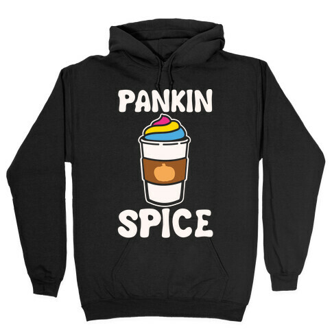 Pankin Spice Parody White Print Hooded Sweatshirt