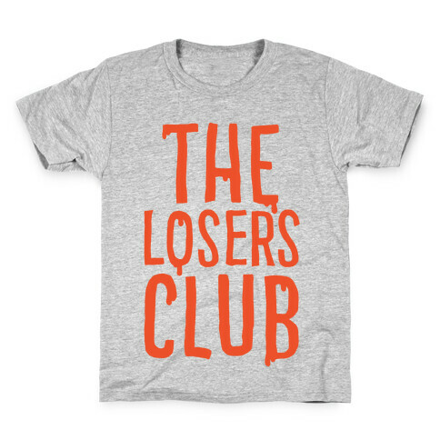 The Losers Club Parody White Print Kids T-Shirt