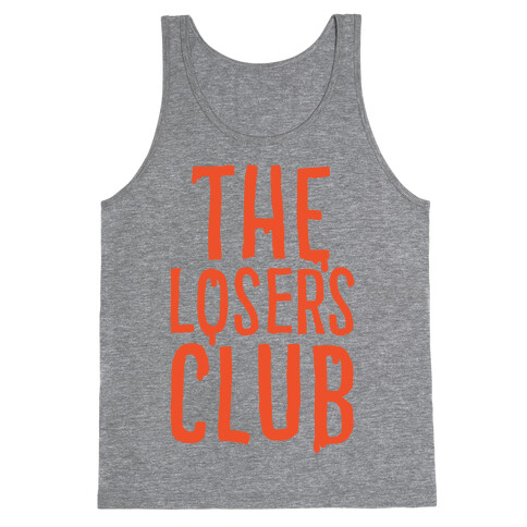The Losers Club Parody White Print Tank Top