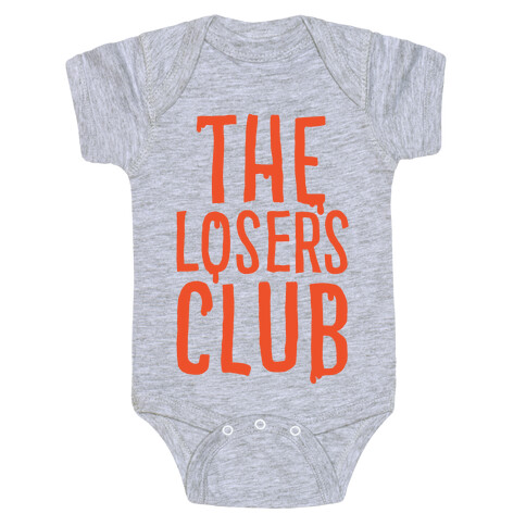 The Losers Club Parody White Print Baby One-Piece