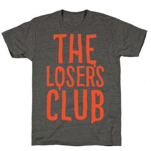 The Losers Club Parody White Print T-Shirt