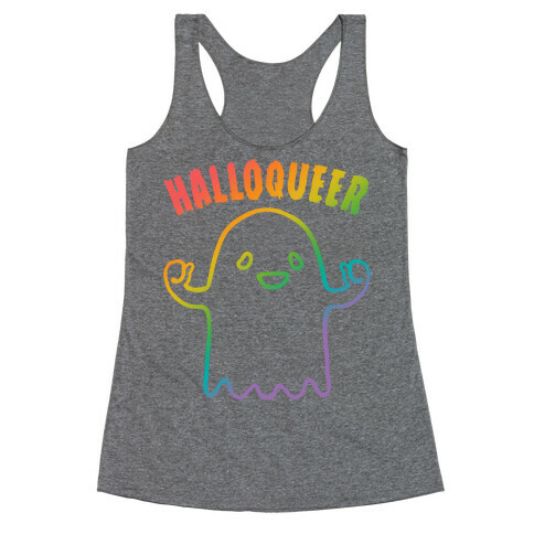 Halloqueer Racerback Tank Top