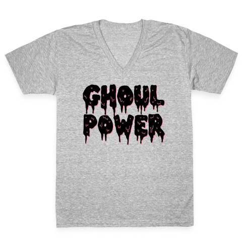 Ghoul Power V-Neck Tee Shirt