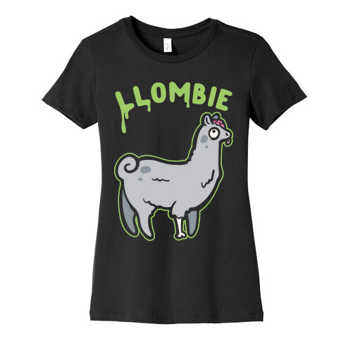 Llombie White Print Womens T-Shirt