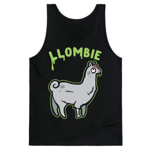 Llombie White Print Tank Top