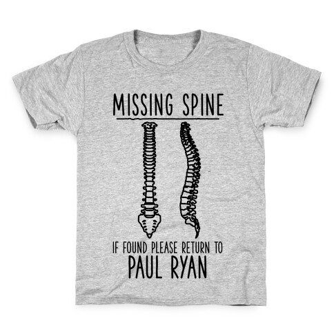 Missing Spine Kids T-Shirt