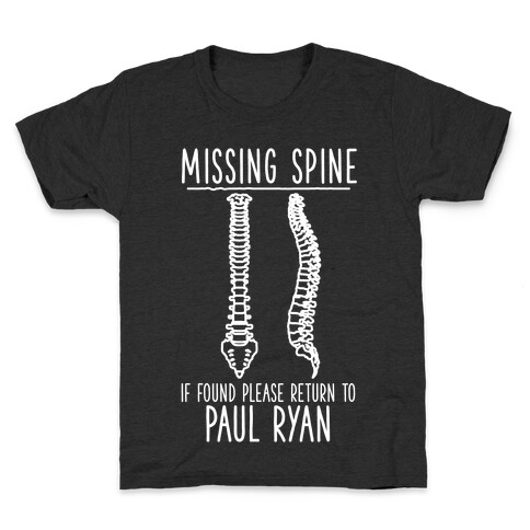 Missing Spine Kids T-Shirt