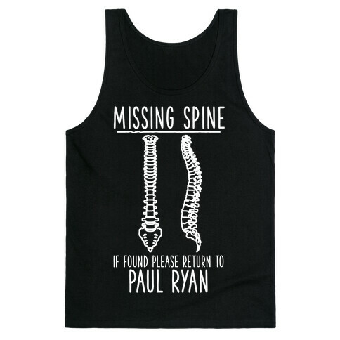 Missing Spine Tank Top