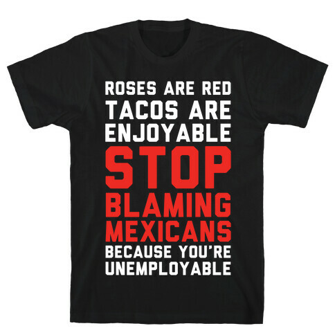 Roses are Red Tacos Are Enjoyable T-Shirt