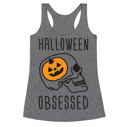 Halloween Obsessed Racerback Tank Top