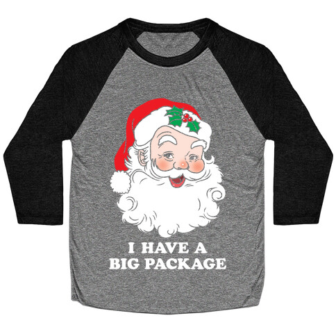 Santa's Package Baseball Tee