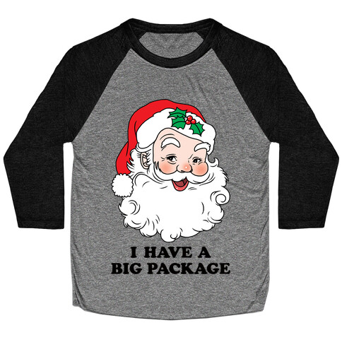 Santa's Package Baseball Tee