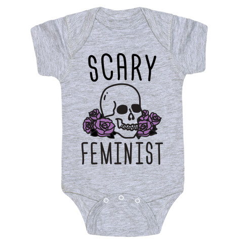 Scary Feminist Baby One-Piece